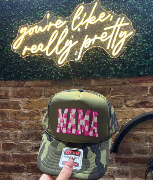 MAMA PATCH TRUCKER HATS