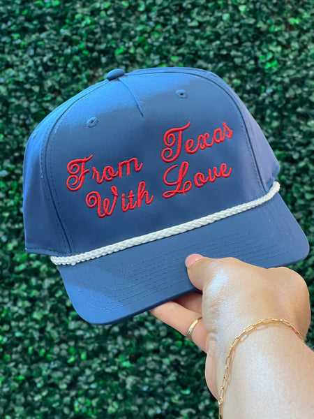 "FROM TEXAS WITH LOVE" TRUCKER HATS