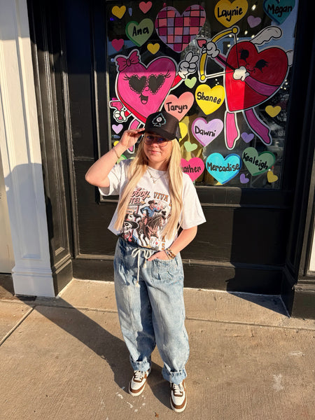 OUTLAW BLUE BARRELL JEANS