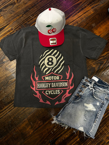 8BALL HARLEY DAVIDSON CROPPED