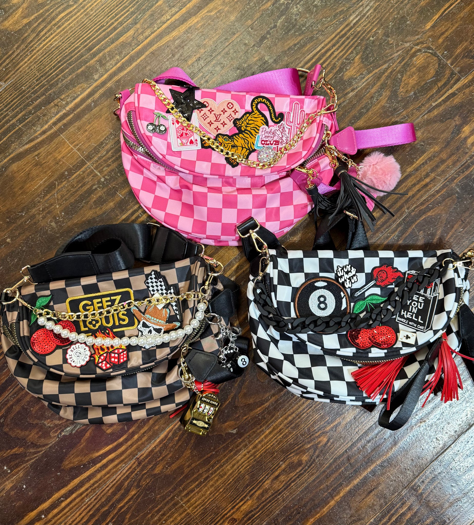 PATCH CROSSBODY PURSES