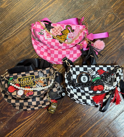 PATCH CROSSBODY PURSES