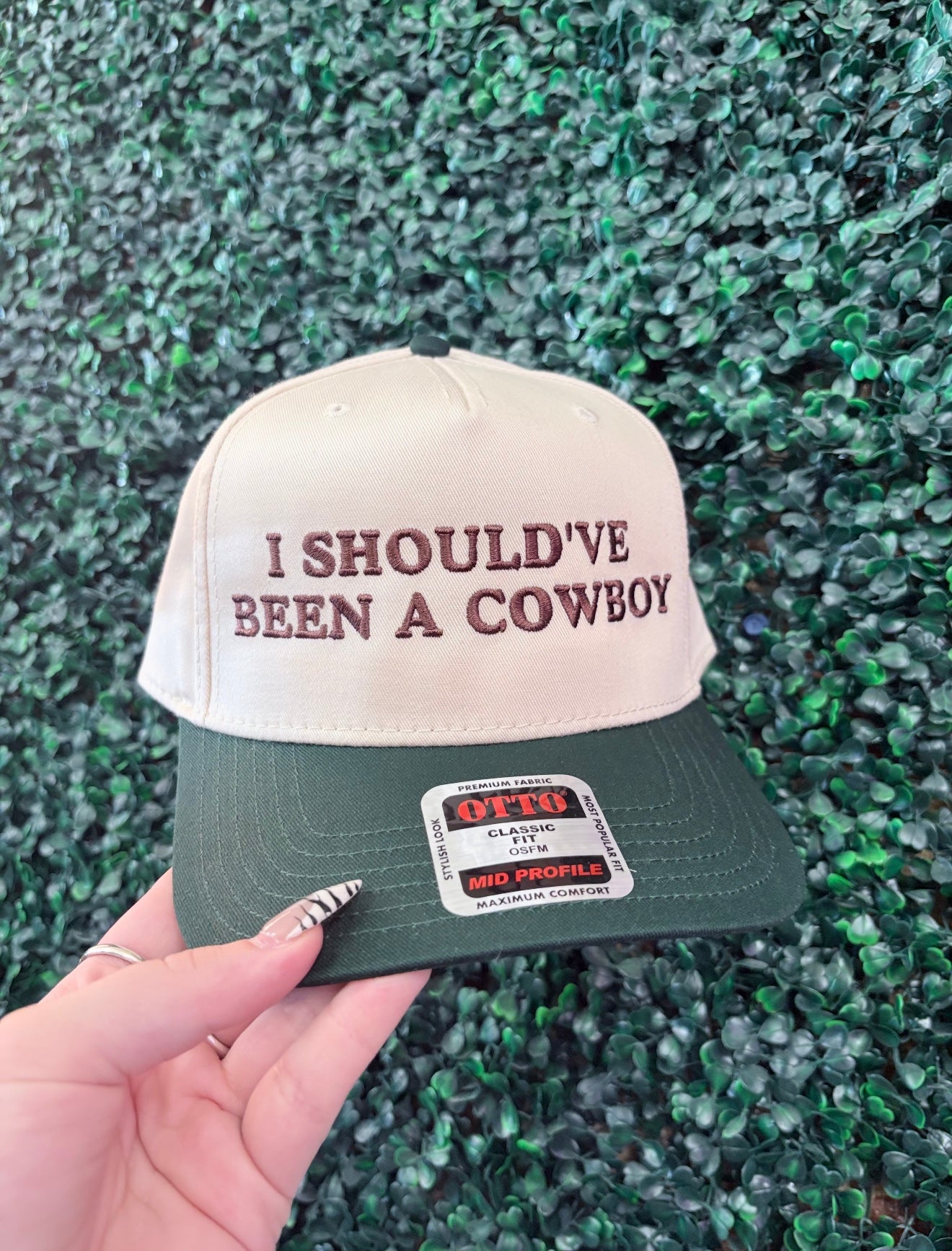 I SHOULD'VE BEEN A COWBOY TRUCKER HATS