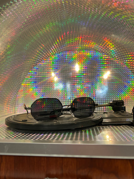 GEOMETRIC FRAME SUNGLASSES