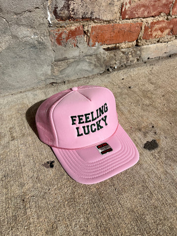 "FEELING LUCKY" TRUCKER HAT