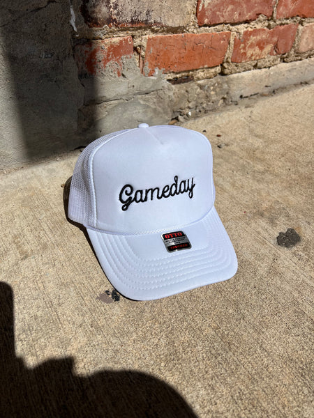 GAME DAY EMBROIDERD TRUCKER HATS