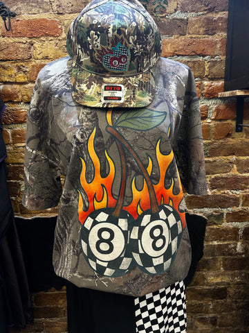 CAMO 8 BALL CHERRY FLAME