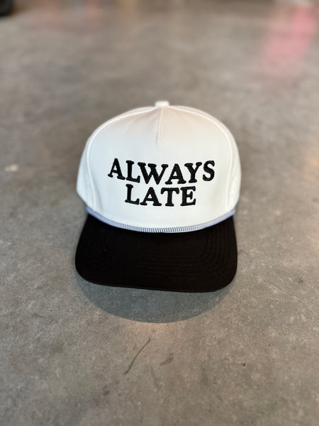 ALWAYS LATE TRUCKER HATS