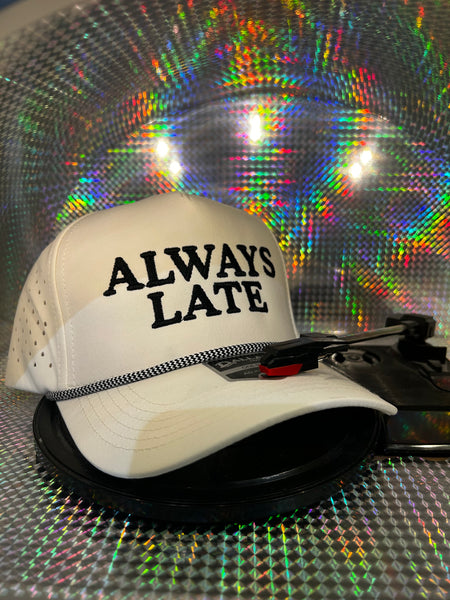 ALWAYS LATE TRUCKER HATS