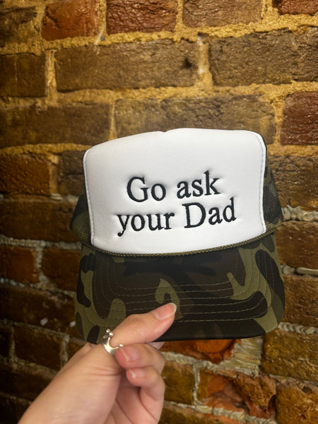 GO ASK YOUR DAD TRUCKER HATS