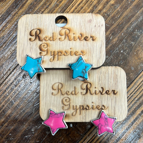 THE NEON STAR EARRINGS