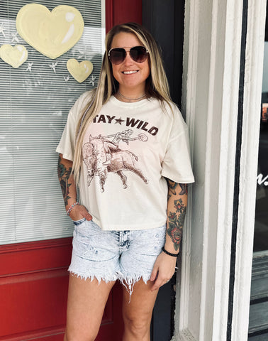 THE STAY WILD CROP TOP