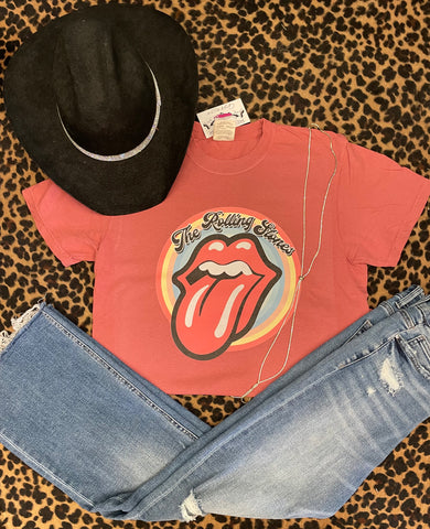 PASTEL ROLLING STONES TEE