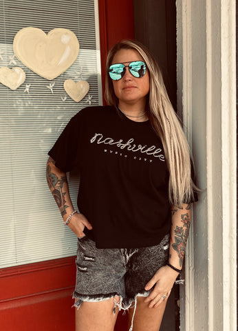 NASHVILLE MUSIC CITY CROP TOP