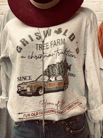GRISWOLDS TREE FARM LONG SLEEVE TEE