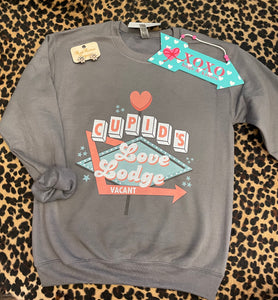 CUPID'S LOVE LODGE SWEATSHIRT